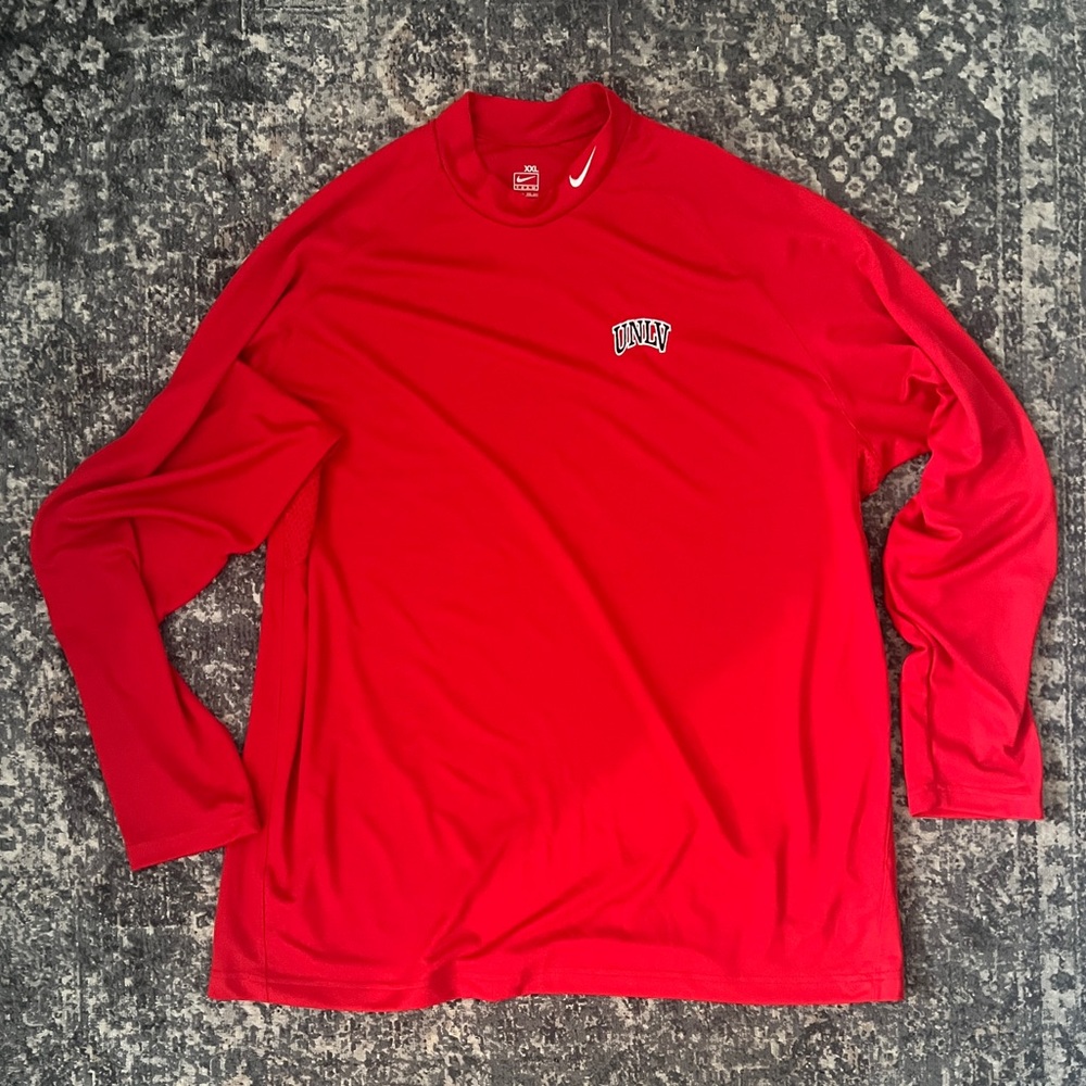 Men’s Nike DRI-Fit Red UNLV Long Sleeves